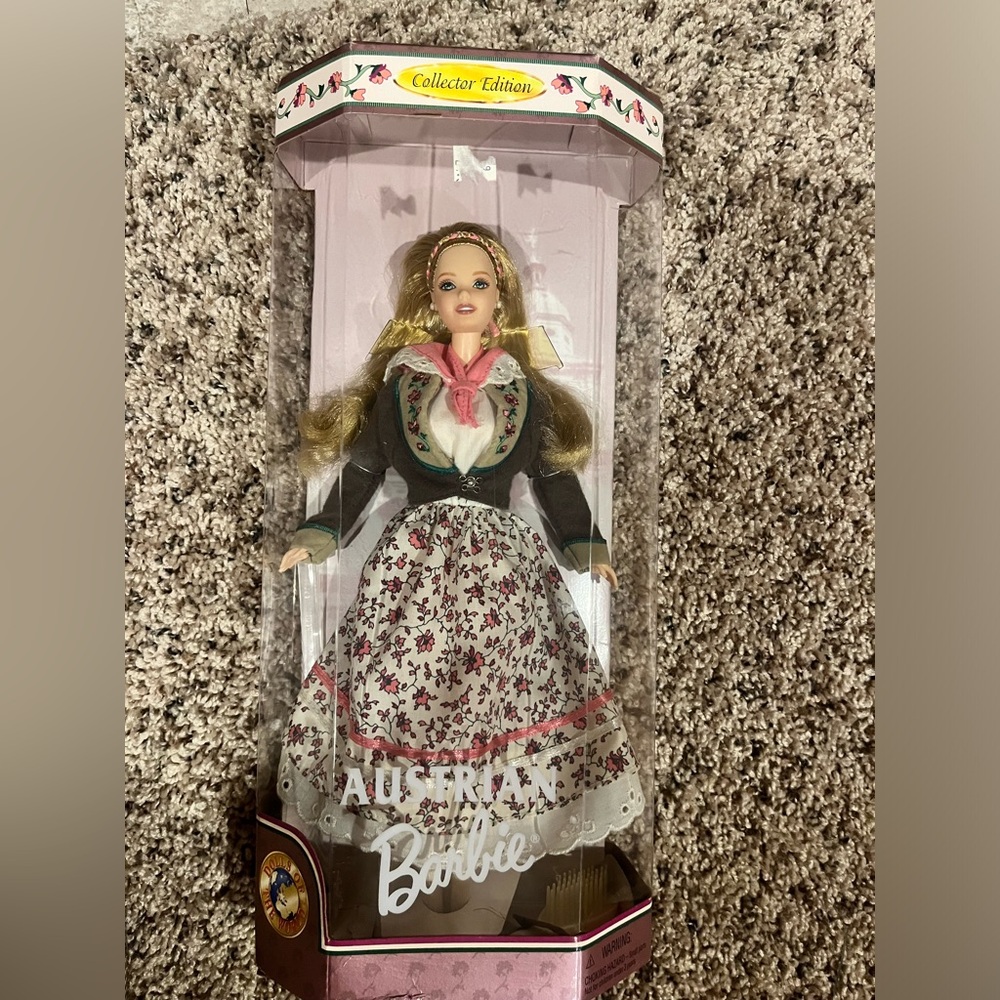 Austrian Barbie Dolls of the World Collector Edition 1998 Mattel #21553